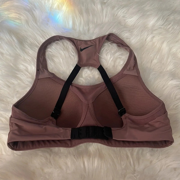 NIKE DRI-FIT Women's Alpha High Support Sports Bra Sz XS Molded Stretch Purple - Picture 6 of 11